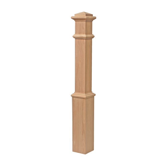 P4191 Box Newel Plain Craftwood Products for Builders and Designers in Chicago