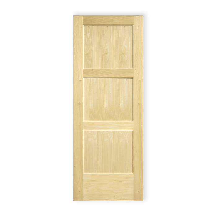 3 Panel Shaker Poplar 33S Craftwood Products for Builders and